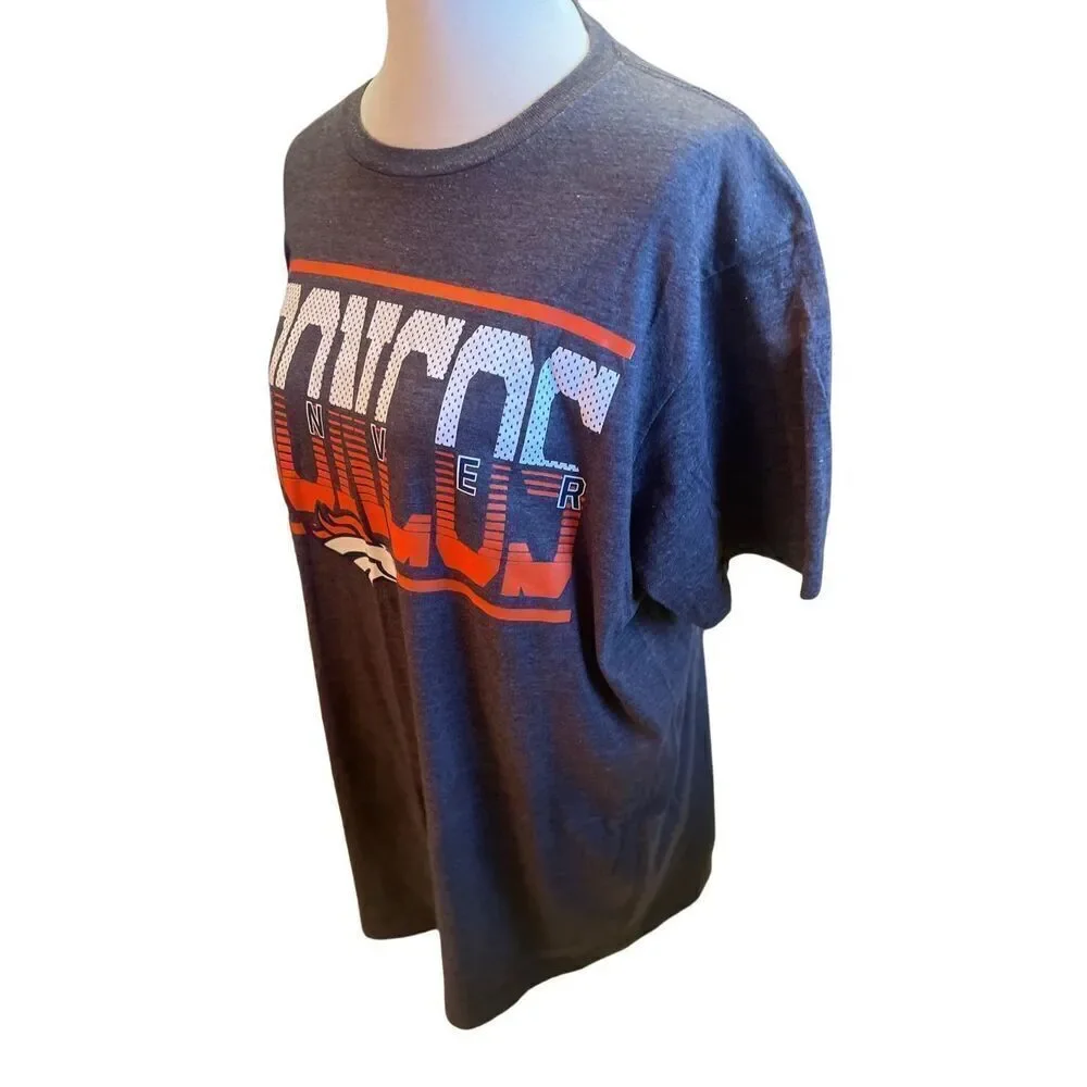 NFL Team Apparel Denver Broncos Graphic T-Shirt Size Large-NWOT - Picture 9 of 9